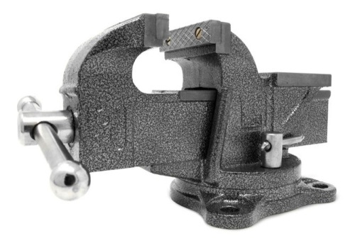 WEN BV453 3-Inch Heavy Duty Cast Iron Bench Vise with Swivel Base - Lot 66