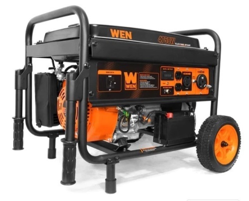 WEN 56475 4750W Electric Start Generator, Appears New - Lot 67