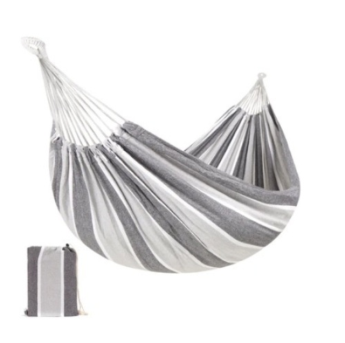  2-Person Brazilian-Style Double Hammock w/ Portable Carrying Bag, Steel, Appears New - Lot 79
