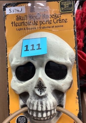 Halloween Decoration, Skull Door Knocker - Lot 111