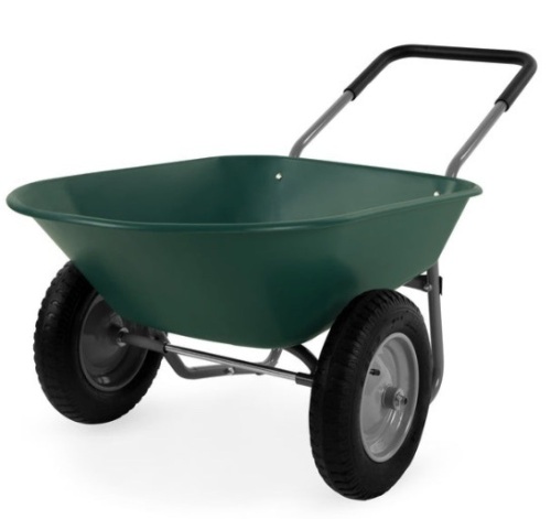 Dual-Wheel Wheelbarrow Garden Cart - Lot 141