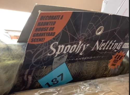 Halloween Decoration, Spooky Netting, 4x6ft - Lot 187