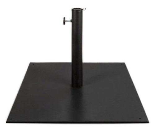 Steel Umbrella Base, Patio Stand w/ Tightening Knob & Anchor Holes - 38.5lb - Lot 193