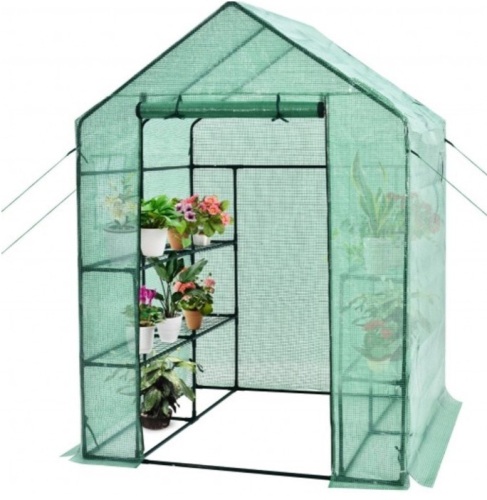 Walk-In Greenhouse 56'' X 56'' X 77'' Gardening With Observation Windows - Lot 228