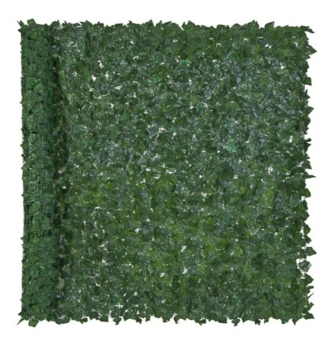 Outdoor Faux Ivy Privacy Screen Fence, 96x72in - Lot 233
