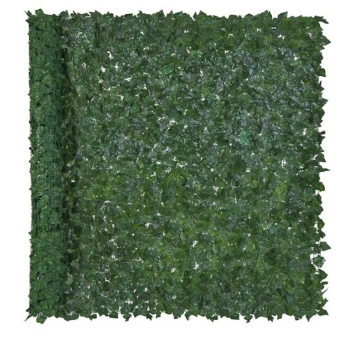 Outdoor Faux Ivy Privacy Screen Fence, 96x72in - Lot 235
