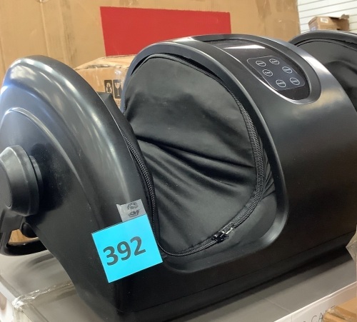 Reflexology Shiatsu Foot Massager w/ High-Intensity Rollers, Remote Control - Lot 392
