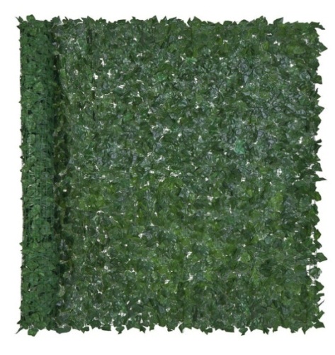 Outdoor Faux Ivy Privacy Screen Fence, 96x72in - Lot 448