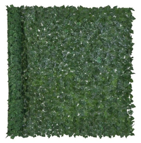 Outdoor Faux Ivy Privacy Screen Fence, 96x72in - Lot 450