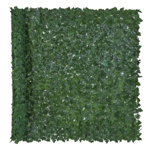 Outdoor Faux Ivy Privacy Screen Fence, 96x72in - Lot 451