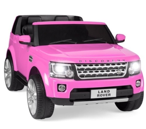 12V 2-Seater Licensed Land Rover Ride-On w/ Parent Remote Control, Pink - Lot 452