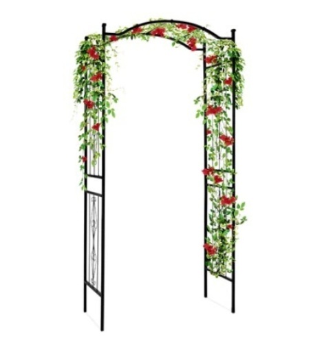 Steel Garden Arch Arbor Trellis for Climbing Plants - 92in, Appears New - Lot 476