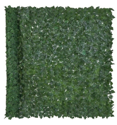 Outdoor Faux Ivy Privacy Screen Fence, 96x72in - Lot 536