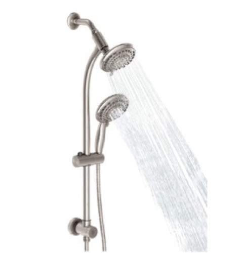 Egretshower, Handheld Shower Head, 27" Drill-Free Stainless Steel, Like New, Retail - $64.99 - Lot 41
