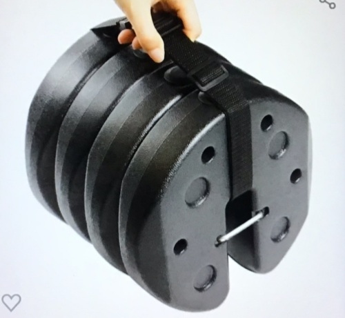 ABCCANOPY Deluxe Canopy Weights with Lock, 4Pack (30LB), Like New retail - $56.95 - Lot 47