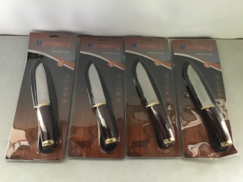 Aextrema, 9" Hunting Knife, LOT of 4, New, Retail - $32.99 Each - Lot 48