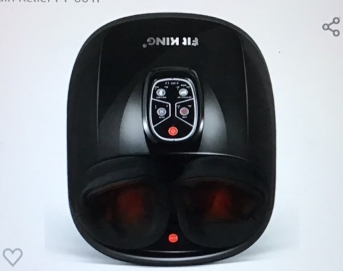 FIT KING Shiatsu Foot Massager Machine with Heat DeepKneading Foot Reflexology Massager for Foot Relaxation &Pain Relief FT-001F, Like New, Retail - $99.99 - Lot 83