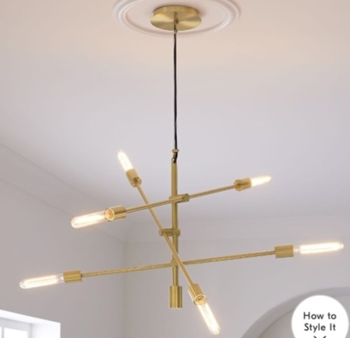 West Elm, Mobile Chandelier (29'-55"), Like New, Retail - $369 - Lot 95