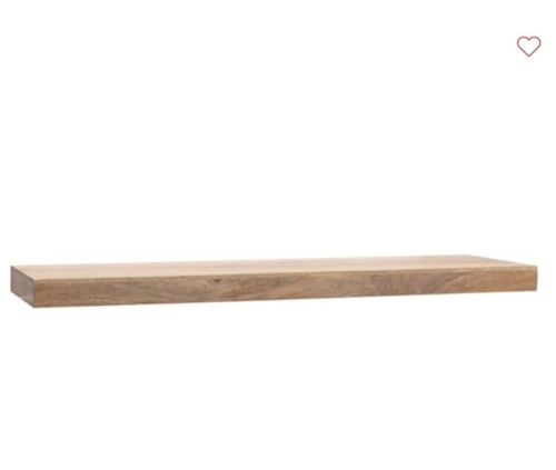 Pottery Barn, Brighton Floating Shelf, Gray Wash, 48" x14", Like New, retail - $299 - Lot 96
