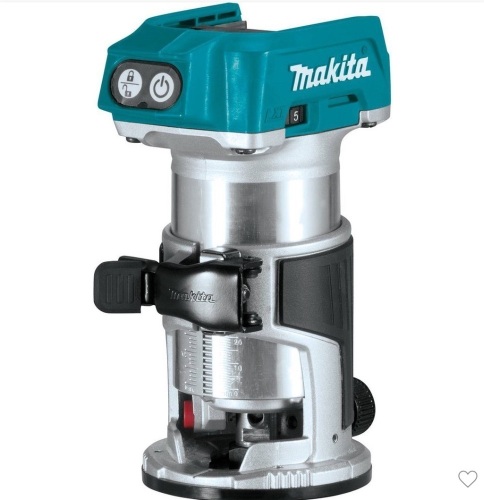 Makita XTR01Z 18V LXT Cordless Lithium-lon BrushlessCompact Router (Tool Only), Like New, retail - $129 - Lot 112