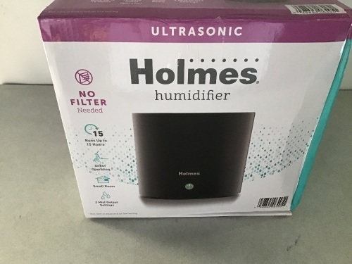 Holmes Ultrasonic Cylinder Humidifier HM411-BTU-FCA, New, Retail - $39.99 - Lot 116
