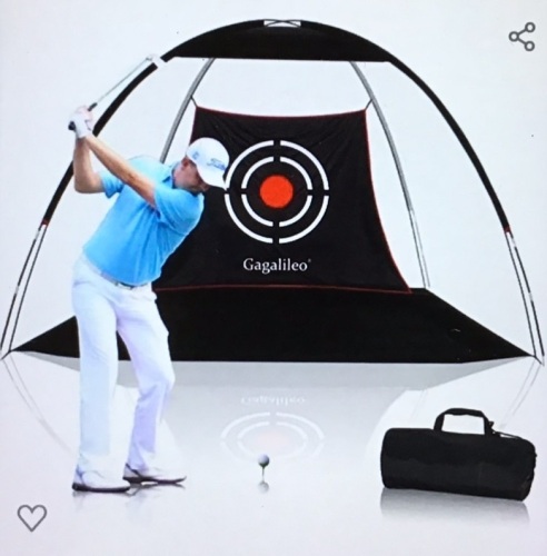 Golf Net, Golf Net Backyard Driving, Golf Driving Range,GolfSwing. Net, Heavy Duty Golf Practice Net, Golf Practice HittingNet, Quick Setup Golf Net with Target Cloth and CarryBag(Style Optional), New, Retail - $72.58 - Lot 118