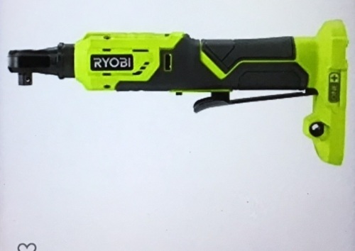 RYOBI P344 18V ONE+ 3/8-inch 4-Position Lithium lonCompact Rotating Power Ratchet (Tool-Only, Battery &Charger Not Included), Like New, Retail - $99 - Lot 137