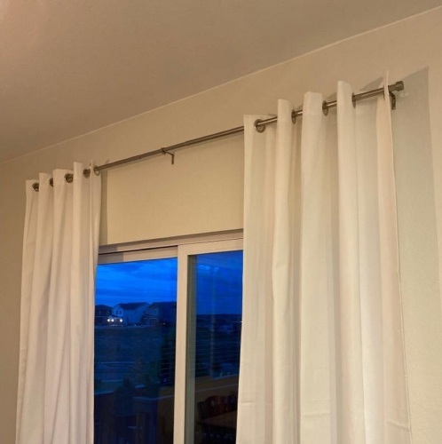 36"-66" Dauntless Curtain Rod Black - Project 62, Like New, Retail - $28 - Lot 145