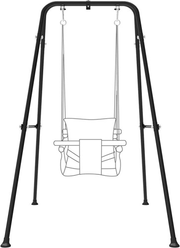Swing Stand for Kids,Baby Swing Frame, Toddler Swing Stand, A-Frame Metal Swing Sets for Backyard, Outdoor Indoor Heavy Duty SwingSet, Fits for Most of The Toddlers Swings, Like New, Retail - $78.99 - Lot 157