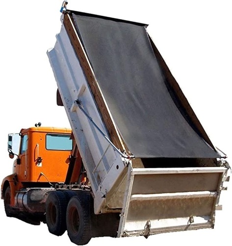 Dump Truck Mesh Tarp 7'X20'- Black Tentproinc Heavy DutyCover with 6" Pocket Reinforced Double Needle Stitch Webbing Ripping Tearing Stop, No Rust Thicker Brass Grommets -3 Years Limited Lasting, Like New, Retail - $99.99 - Lot 186