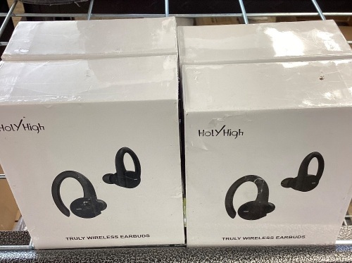 Holy High, Truly Wireless Earbuds, LOT of 4 , New, Retail - $112 - Lot 211