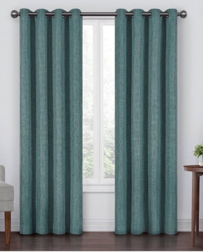 63"×50" Gemini Blackout Window Panel Teal - Eclipse, Like New, Retail - $24.99 - Lot 224