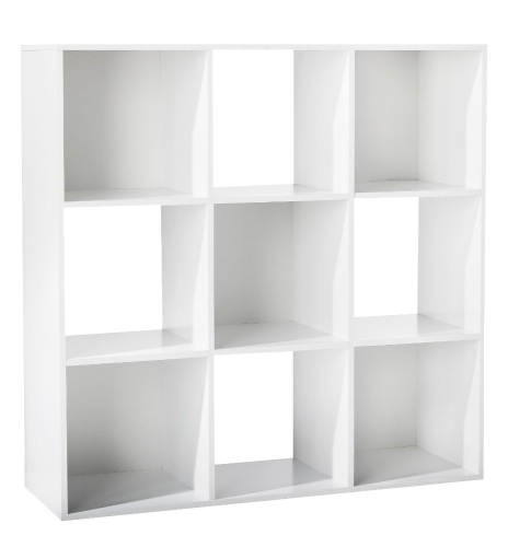 11" 9 Cube Organizer Shelf White - Room Essentials, Like New, Retail - $25 - Lot 252