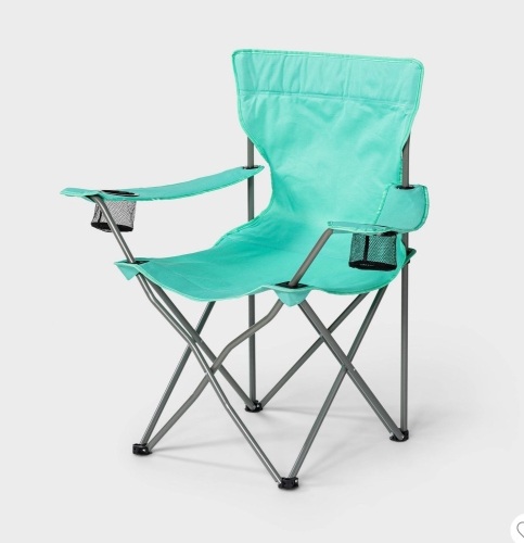 Adult Outdoor Portable Chair Teal - Sun Squad, Like New, Retail - $12.75 - Lot 255
