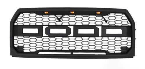 2015 2016 2017 Ford f150 Front Grille Raptor Style Grill W/ Letters & LED MATTE BLACK, Like New, Retail - $139.99 - Lot 271