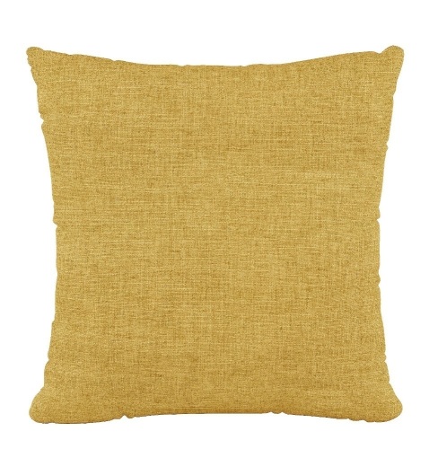 18"x18" Zuma Polyester Pillow Golden - Skyline Furniture, Like New, Retail - $67.49 - Lot 276