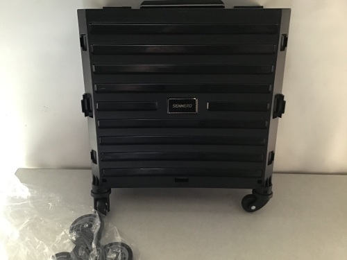 Senwero, Shopping Box,Portable Pull Rod, Like New, Retail - $49.99 - Lot 293