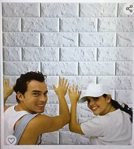 Arthome Brick 3D Wall Panels Peel and Stick Wallpaper, SelfAdhesive Waterproof Foam Faux Brick for LivingRoom,Bedroom, Laundry, Kitchen, Fireplace,TV Wall Decoration(White 10 Pack,58 Sq. feet), Like New, Retail - $69.98 - Lot 294