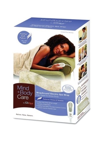 SoftHeat Mind And Body Care WrapAround Electric Spa Wrap,HEW3000N, Like New, retail - $57.33 - Lot 4
