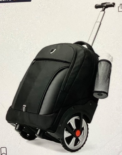 Rolling Backpack, Waterproof Backpack with Wheels forBusiness, College Student and Travel Commuter, Carry onBackpack with Laptop Compartment, Fit 17 Inch Laptop,Wheeled Backpack for Adults, Like New Retail - $149.99 - Lot 7