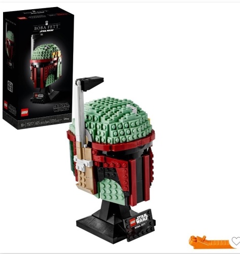 LEGO Star Wars Boba Fett Helmet Building Kit; Cool CollectibleStar Wars Set 75277, New, Retail - $51.99 - Lot 14