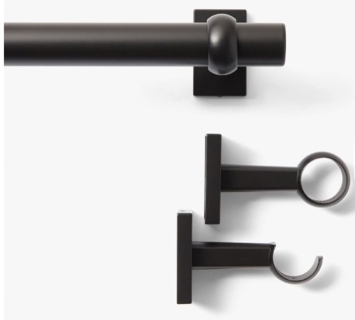 Pottery Barn,Antique Bronze Curtain Rod & WallBracket, Like New, Retail - $99 - Lot 65