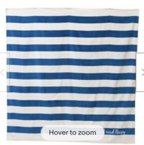 NWT Disney Princess x Popsugar Belle Beach Terry Towel 56"x58" - 100% Cotton, New, Retail - $19.99 - Lot 75