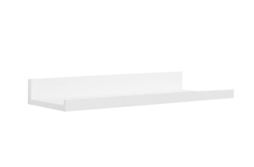 Holman Handmade Floating Shelf, Modern White - 2', Like New, Retail - $99 - Lot 99