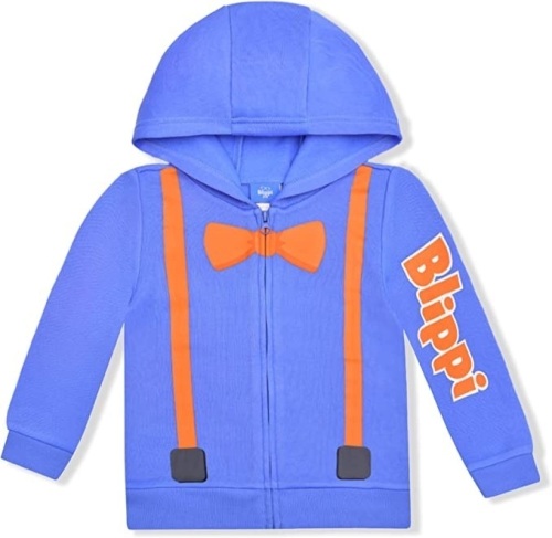 Blippi Boy's Zip Up Fashion and Roleplay Hoodie, Like New, retail - $22.99 - Lot 109