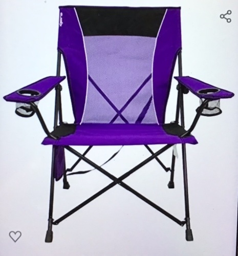 Kijaro Dual Lock Portable Camping and Sports Chair, Like New, Retail - $39.97 - Lot 116