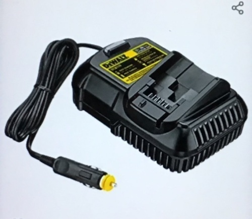 DEWALT 12V/20V* MAX Car Battery Charger (DCB119), Black, Like New, Retail - $109 - Lot 136