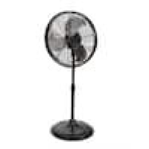 Commercial Electric, Adjustable-Height 20 in. Shroud Oscillating Pedestal Fan, Like New, Retail - $99.96 - Lot 166