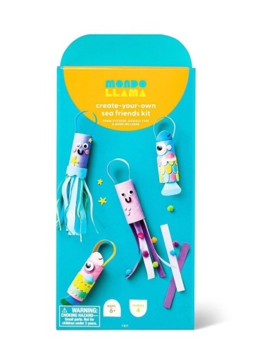 Create-Your-Own Sea Friends Kit - Mondo Llama, LOT of 5, New, Retail - $5 - Lot 169