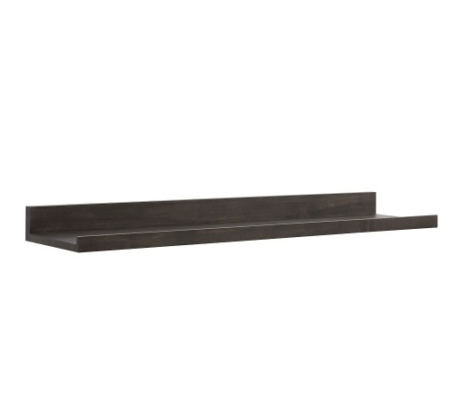 Pottery Barn,Holman Handmade Floating Shelf, Charcoal, 4', Like New, Retail - $159 - Lot 199